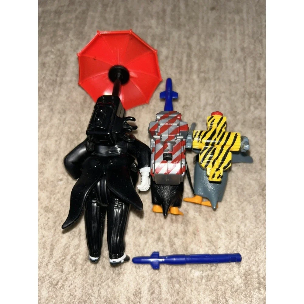 Vintage 1992 DC Kenner, The Penguin with 1991 Penguin Commandos